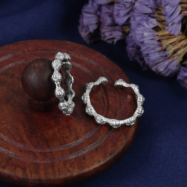 925 SILVER STARBUST TOE RING