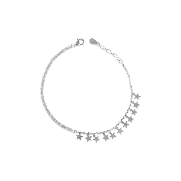 925 SILVER DANCING STAR BRACELET
