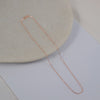 Rose Gold Classic Link Necklace