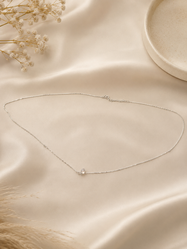 Elegant Butterfly Charm Silver Waist Chain