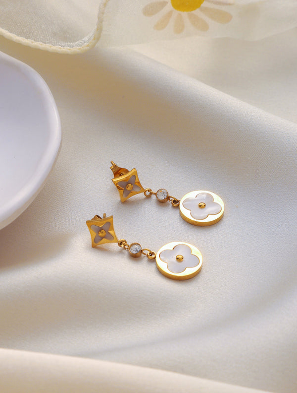 Crimson Clover Earrings