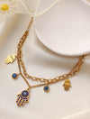 Blue Turkish Hamsa Bracelet