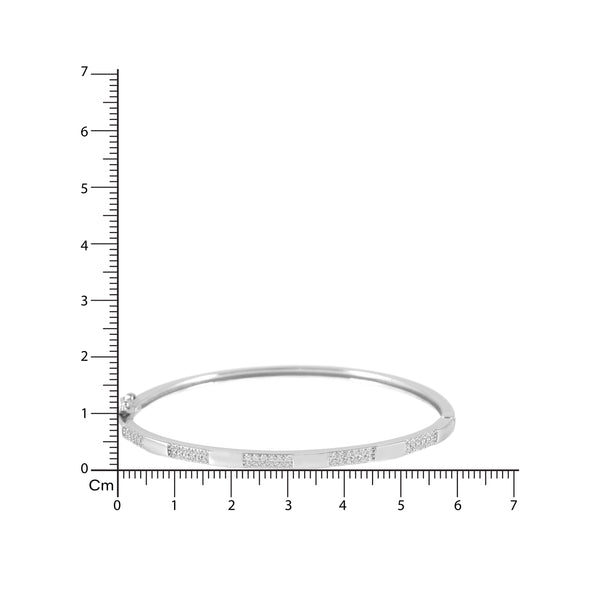 925 SILVER GRID SPARKLE KADA