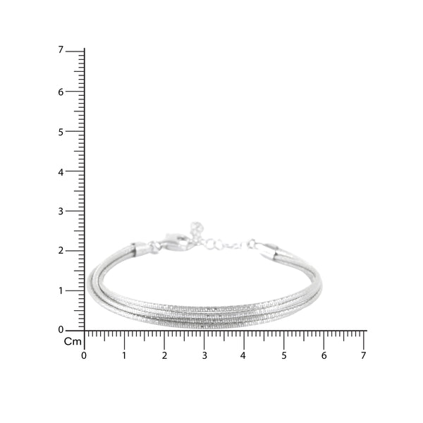 925 SILVER TRIPLE STRAND BRACELET