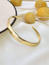 18K Gold Plated Evil Eye Cuff Bangle