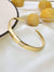 18K Gold Plated Evil Eye Cuff Bangle