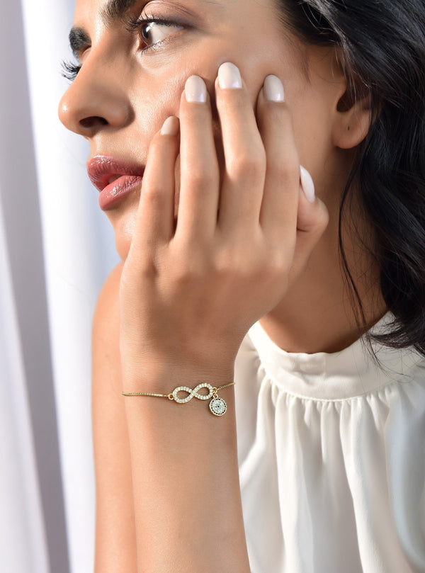 Infinity Evil Eye Bracelet