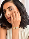 Infinity Evil Eye Cuff