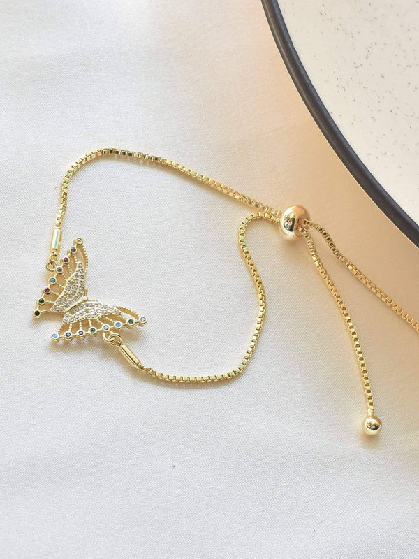 Klissaa Butterfly Crystal Bracelet