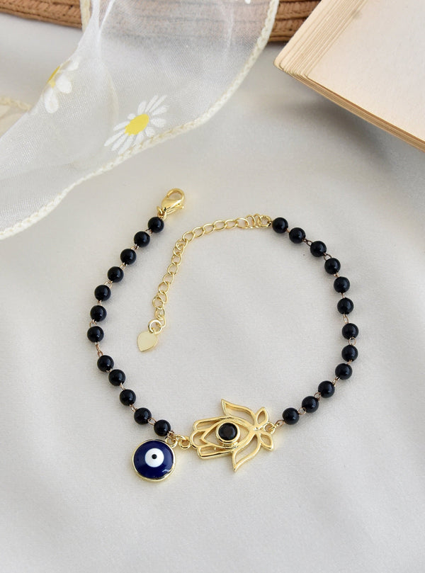 Lotus Nazar Mangalsutra Bracelet