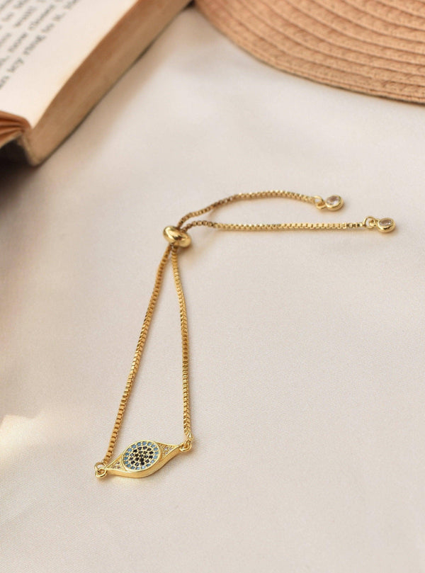Ojo Evil Eye Gold Bracelet