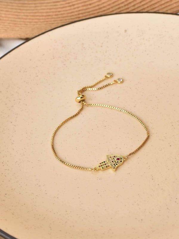 Vibes Hamsa Hand Bracelet