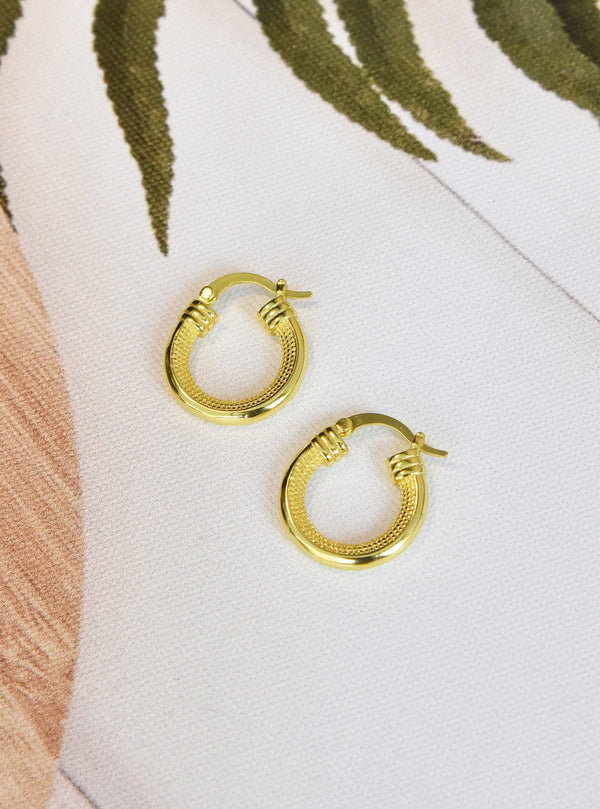 Kairo Gold Hoop Earrings