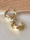 Klissaa Statement Curved Hoop Earrings