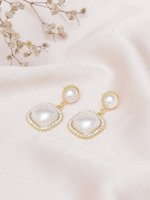 Pearly Galore Drop Earrings