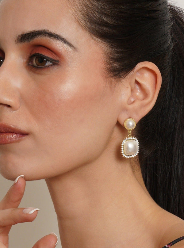Pearly Galore Drop Earrings