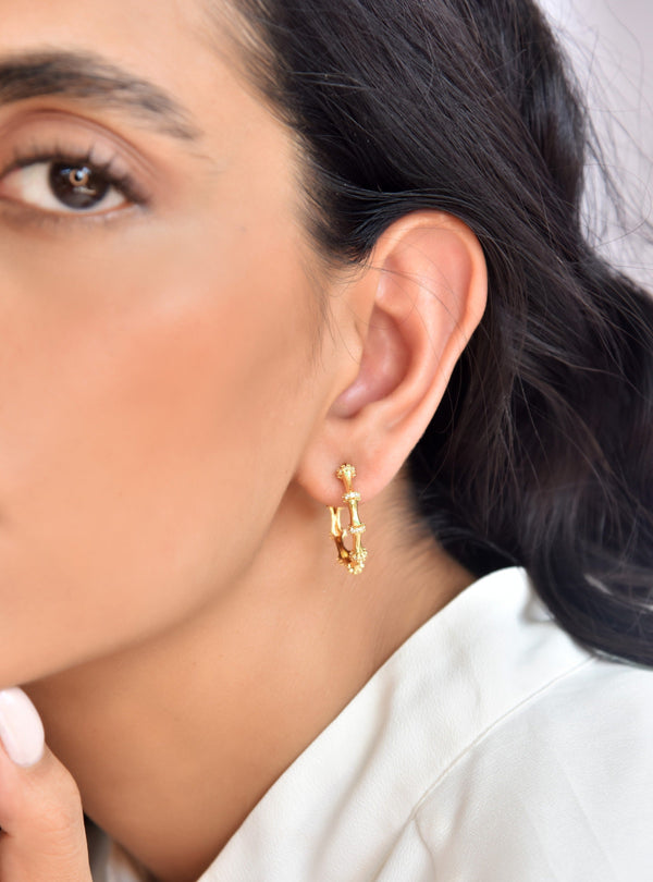 The Subtle Affirmation Hoop Earrings