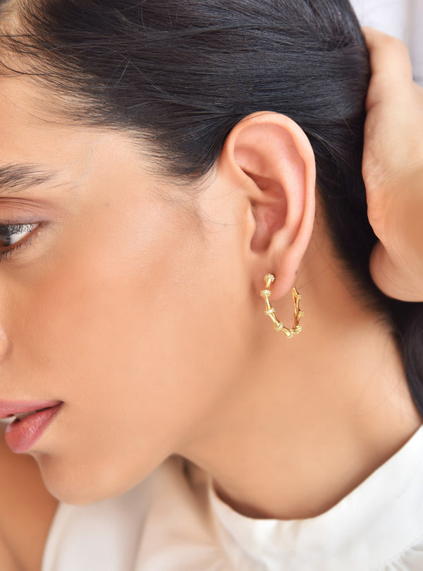 The Subtle Affirmation Hoop Earrings