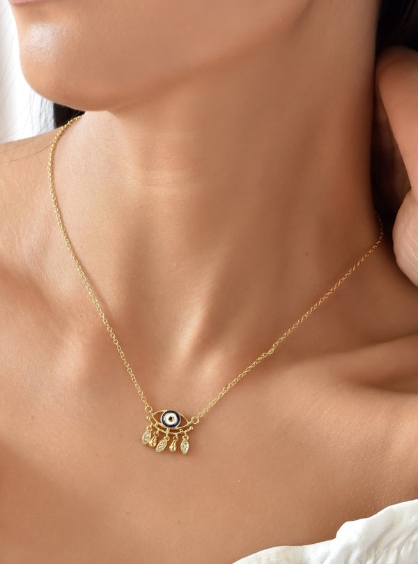 Symbolic Evil Eye Necklace