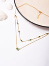 Majestic Emerald Layered Necklace