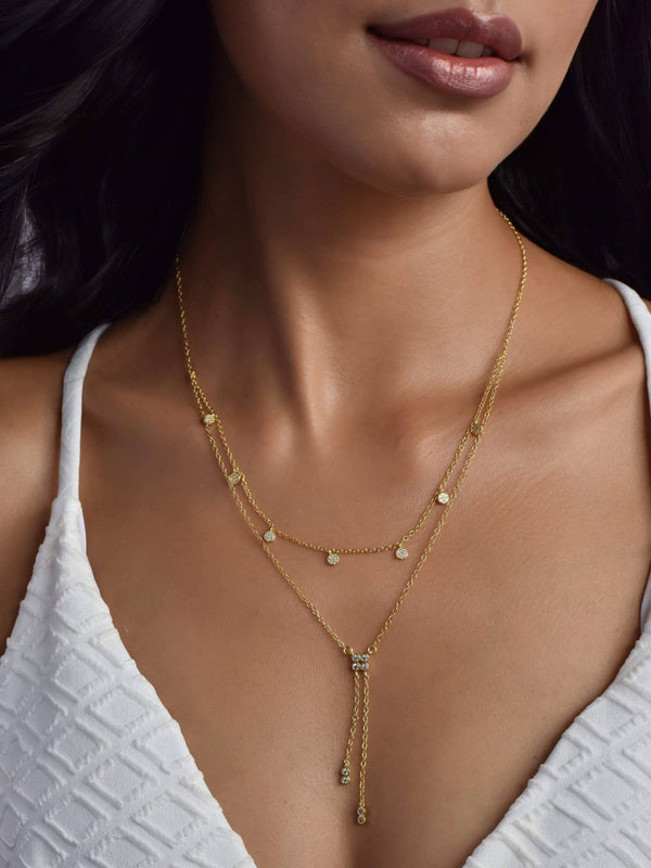 Multi Charms Layered Necklace