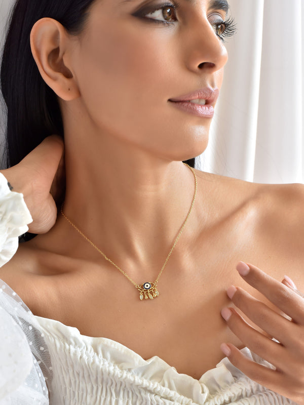 Symbolic Evil Eye Necklace