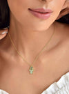 Classic Hamsa Gold Necklace