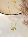 Klissaa White Haathi Necklace