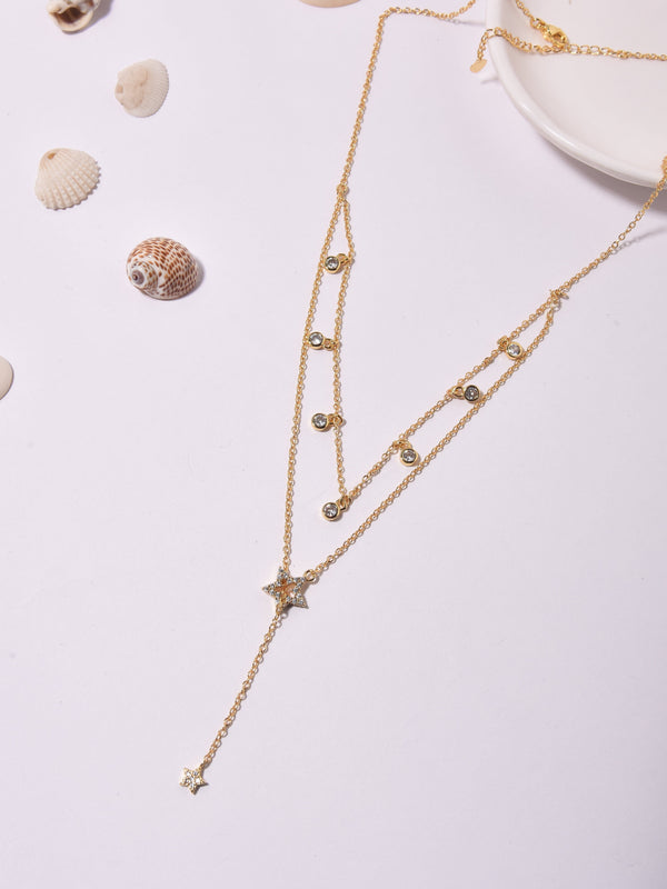 Star Chimes Layered Necklace