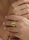 22K Gold Plated Statement Ring