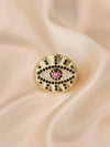 Good Vibes Evil Eye Ring
