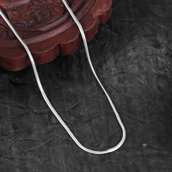 Classic Snake Chain Men’s Silver Chain
