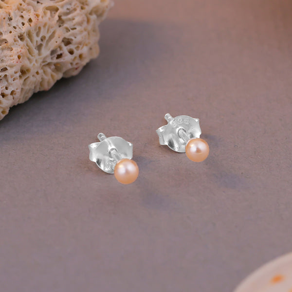 Blush Pearl Stud Earrings