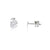 Luna Dome Stud Earrings