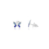Azure Butterfly Stud Earrings