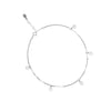 Twinkle Disc Women’s Silver Anklet