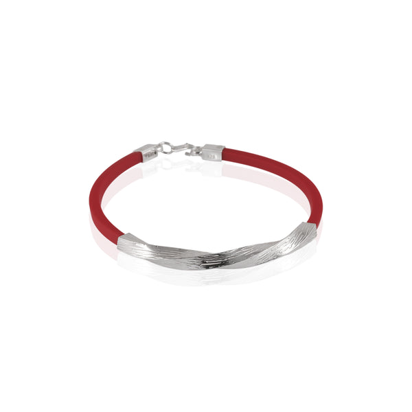 Crimson Curve Bracelet