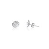 Seashell Pearl Stud Earrings