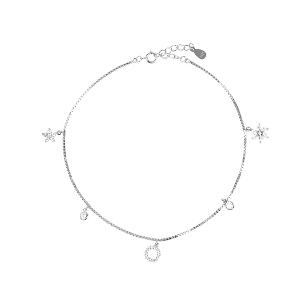 Starlit Halo Women’s Anklet