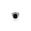 Noir Vault Silver Signet Ring
