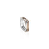 TriFrame Dual-Tone Statement Ring
