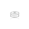 925 SILVER DOUBLE BAND RING