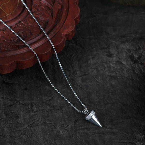 Spike Pendant Men’s Silver Chain