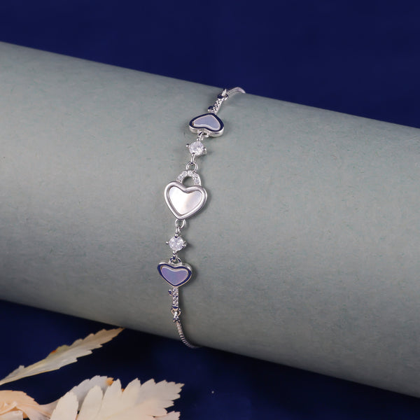925 SILVER HEART BRACELET