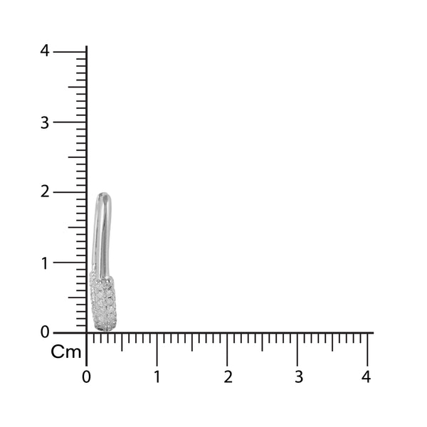 Nova Curve Diamond Huggies
