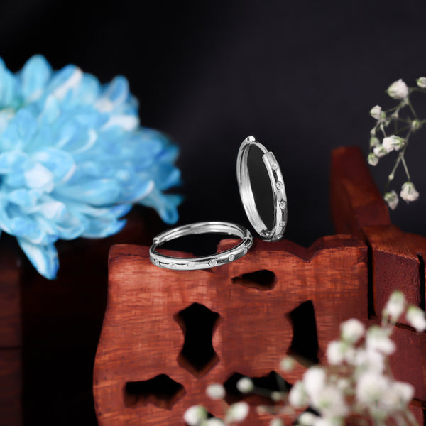 Stellar Dot Diamond Hoops