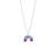Rainbow Designed Necklaces For Baby with Heart