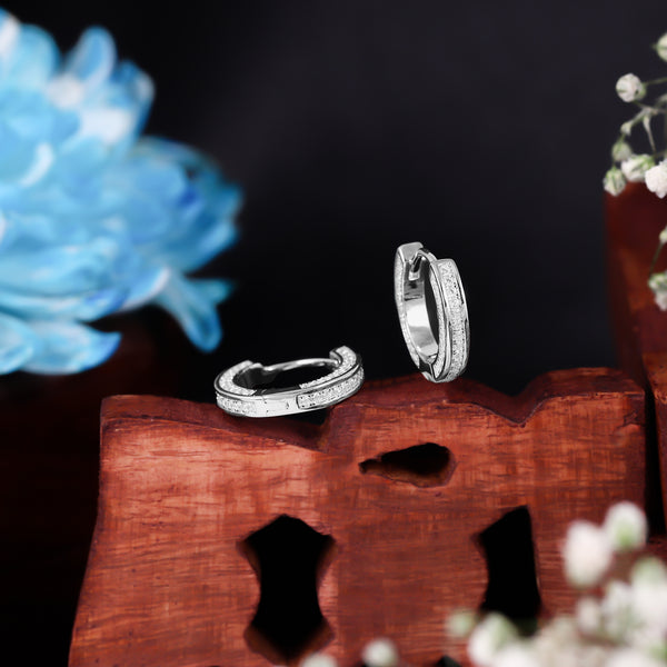 Dual Glow Diamond Huggies