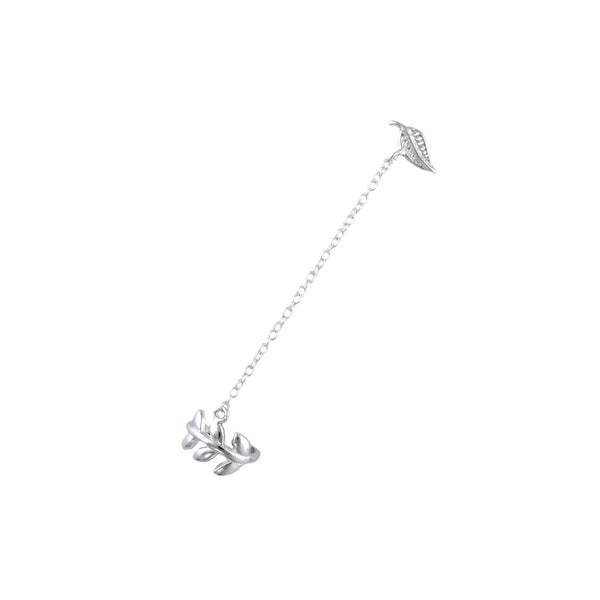 Luna Leaf Chain Ear Cuff