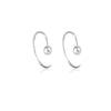 Orb Curve Hoop Earrings